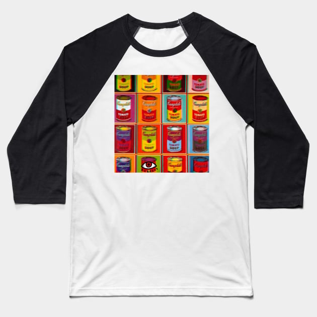 Campbell Soup Baseball T-Shirt by vikky